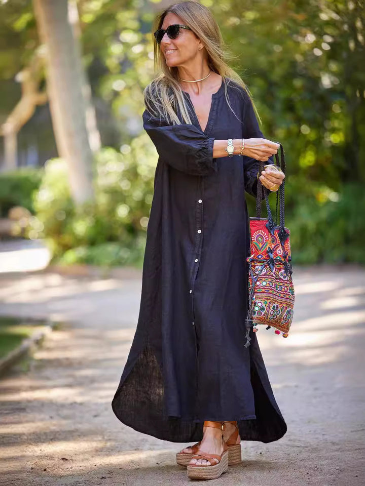 Zaira™ – Vestido Botones