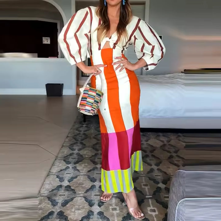 Samanta - Vestido Rayas