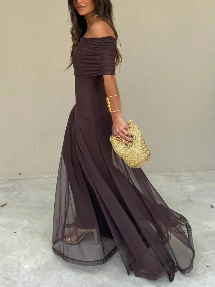 One shoulder dress