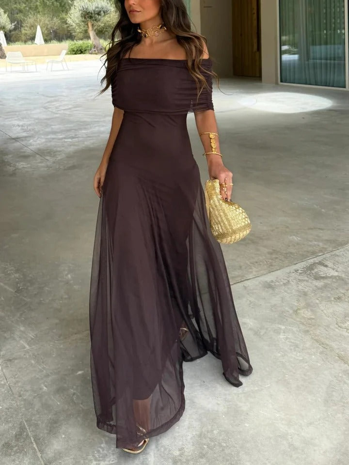 One shoulder dress